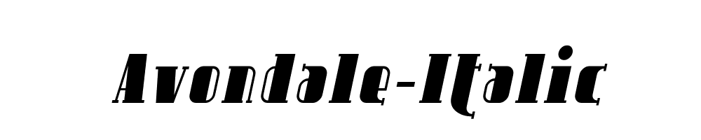 Avondale-Italic