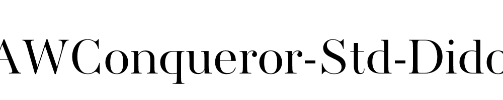 AWConqueror-Std-Didot