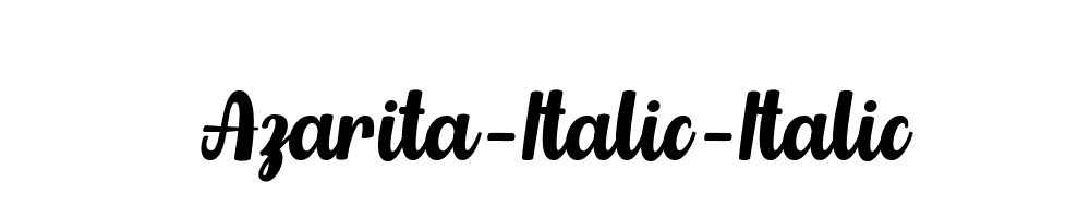 Azarita-Italic-Italic