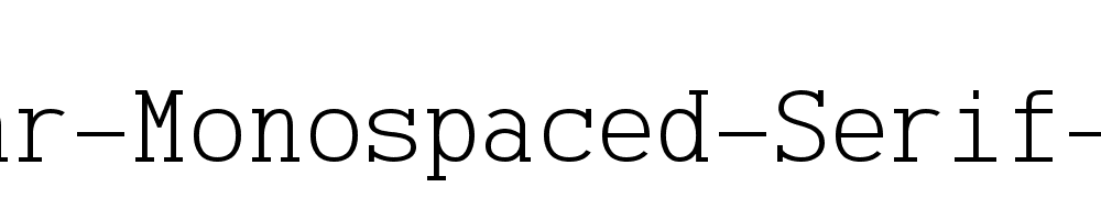 AzarMehr-Monospaced-Serif-Regular