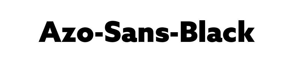 Azo-Sans-Black