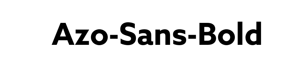 Azo-Sans-Bold