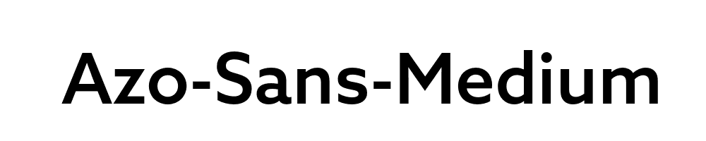 Azo-Sans-Medium