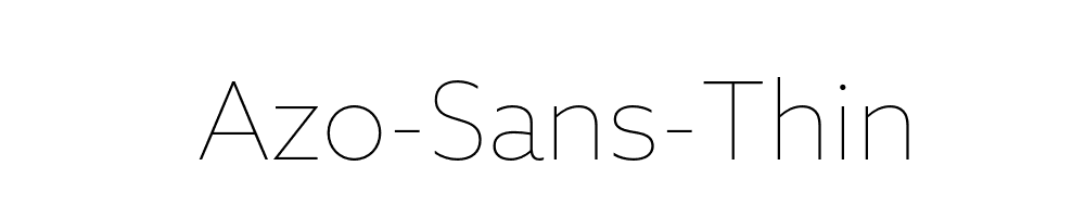 Azo-Sans-Thin