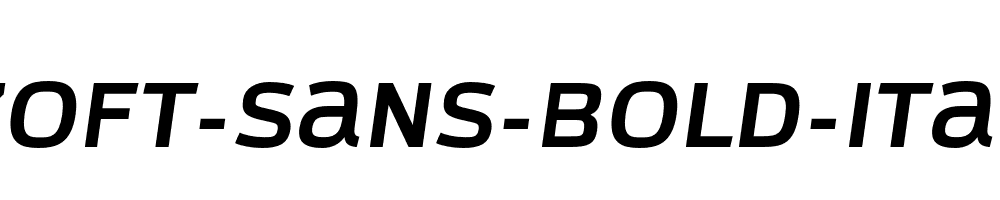 Azoft-Sans-Bold-Italic