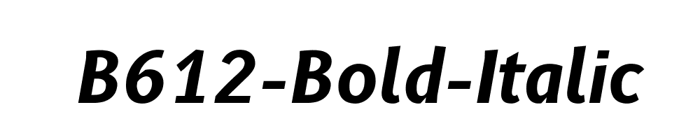 B612-Bold-Italic