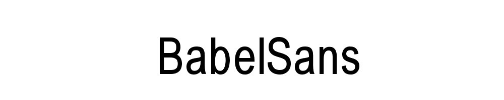 BabelSans