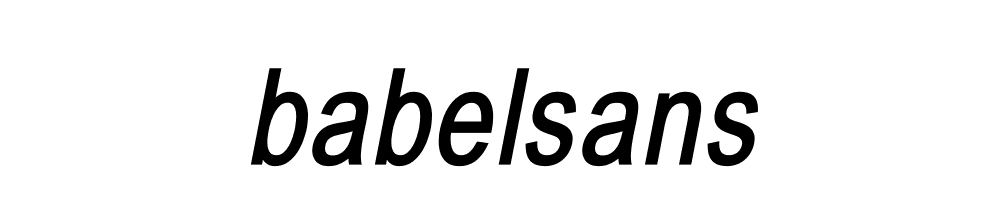 Babelsans