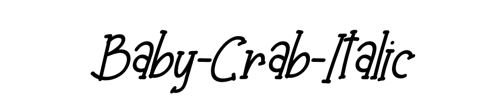 Baby-Crab-Italic