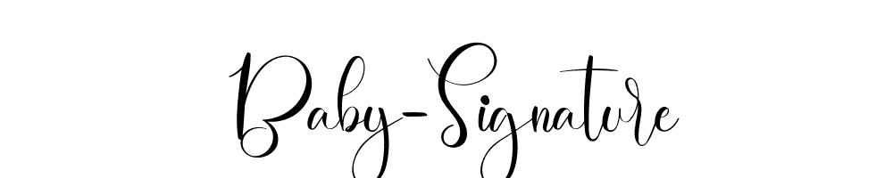 Baby-Signature