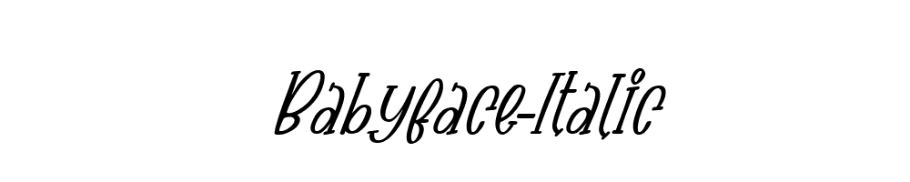 Babyface-Italic