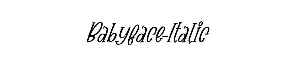 Babyface-Italic