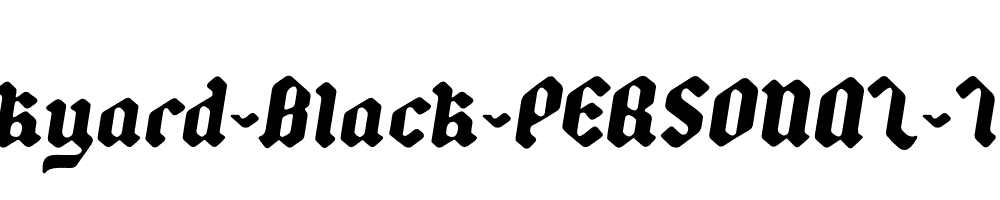 Backyard-Black-PERSONAL-Italic