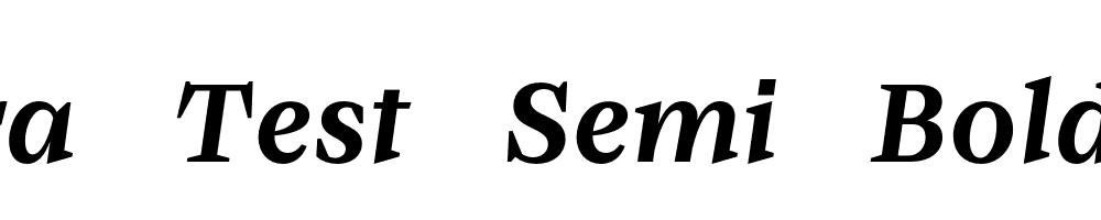 Baghira-Test-Semi-Bold-Italic