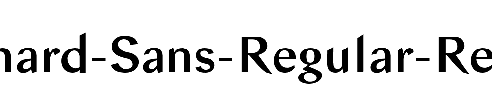 Bagnard-Sans-Regular-Regular