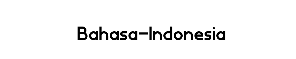 Bahasa-Indonesia