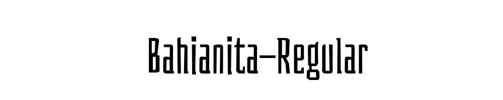 Bahianita-Regular