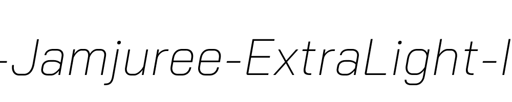 Bai-Jamjuree-ExtraLight-Italic