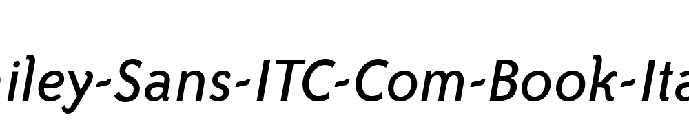 Bailey-Sans-ITC-Com-Book-Italic