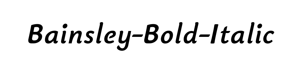 Bainsley-Bold-Italic