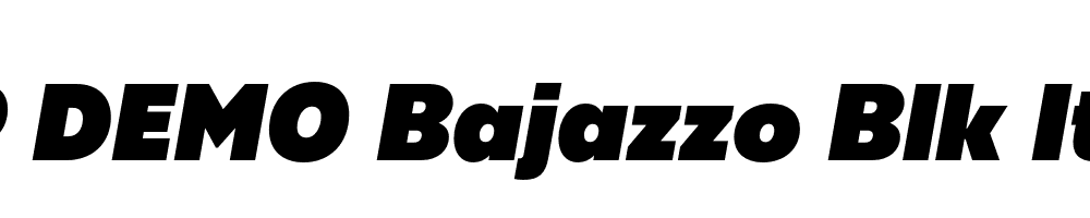 FSP DEMO Bajazzo Blk Italic