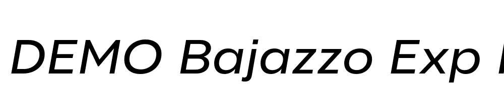 FSP DEMO Bajazzo Exp Italic