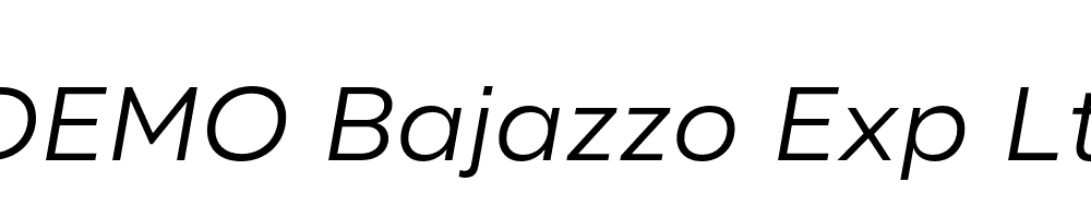 FSP DEMO Bajazzo Exp Lt Italic