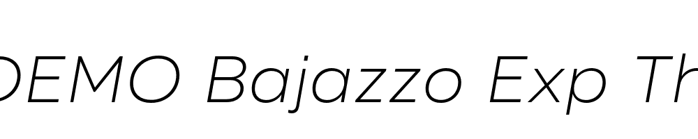 FSP DEMO Bajazzo Exp Th Italic