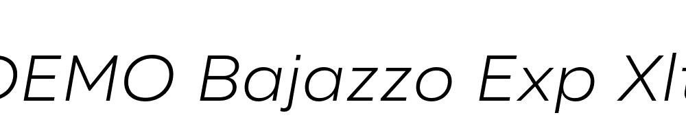 FSP DEMO Bajazzo Exp Xlt Italic