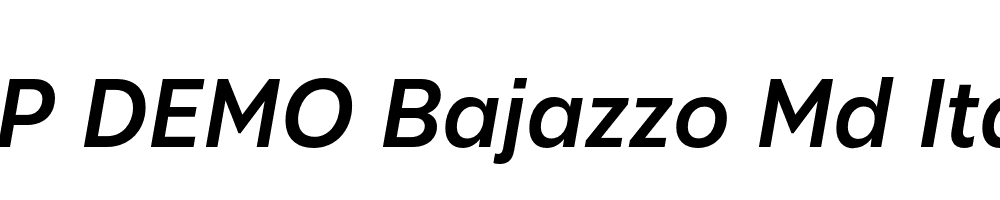 FSP DEMO Bajazzo Md Italic