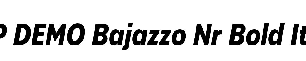 FSP DEMO Bajazzo Nr Bold Italic