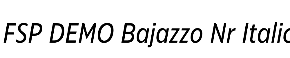 FSP DEMO Bajazzo Nr Italic