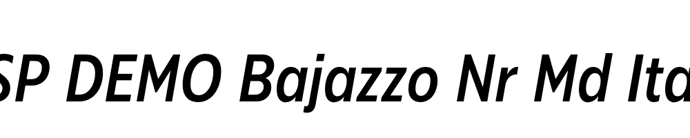 FSP DEMO Bajazzo Nr Md Italic