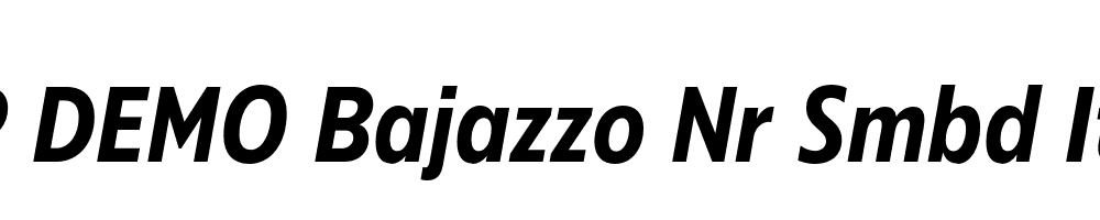 FSP DEMO Bajazzo Nr Smbd Italic