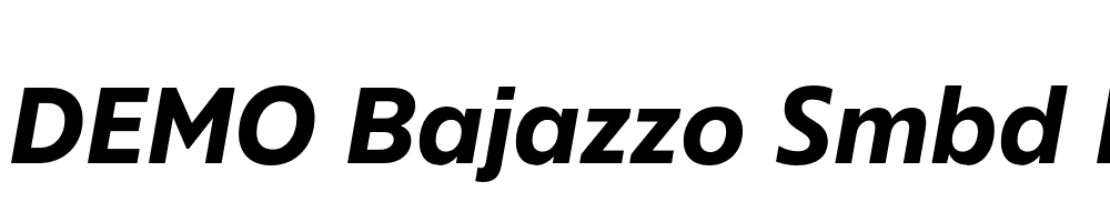 FSP DEMO Bajazzo Smbd Italic