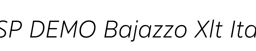 FSP DEMO Bajazzo Xlt Italic