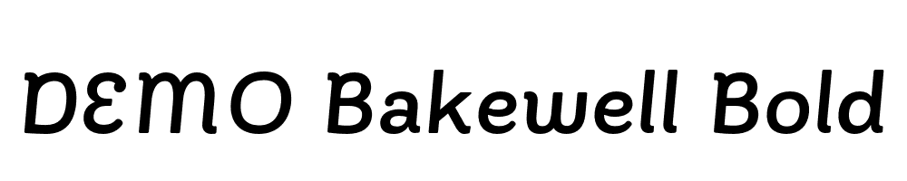 FSP DEMO Bakewell Bold Italic