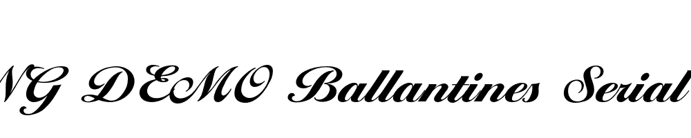  DEMO Ballantines Serial Heavy Regular