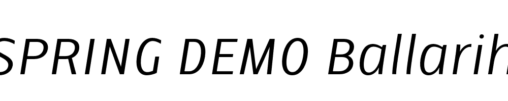  DEMO Ballarih Italic