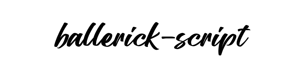 Ballerick Script