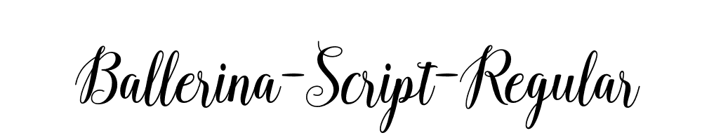 Ballerina-Script-Regular