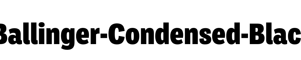 Ballinger-Condensed-Black