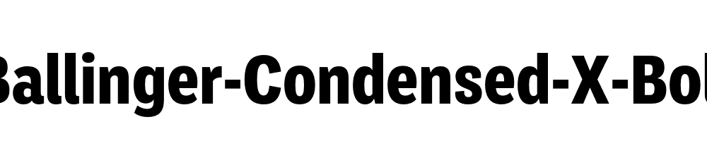 Ballinger-Condensed-X-Bold