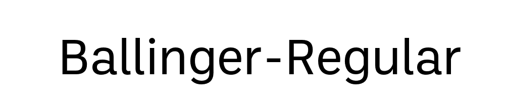 Ballinger-Regular