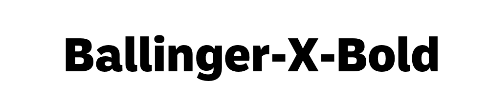 Ballinger-X-Bold