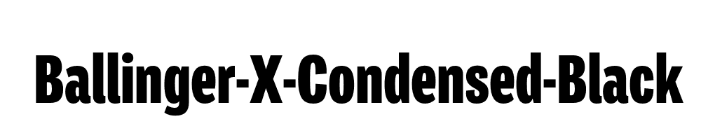 Ballinger-X-Condensed-Black