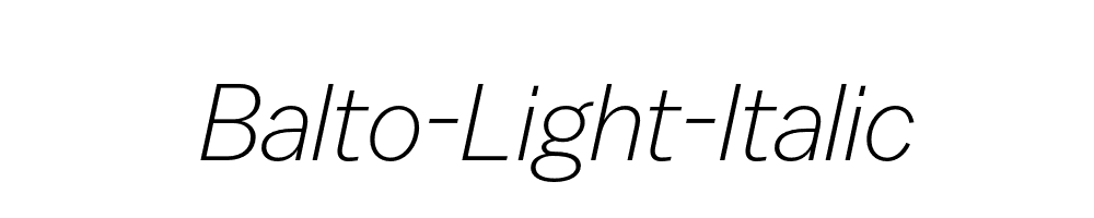 Balto-Light-Italic