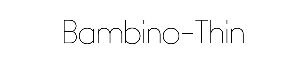 Bambino-Thin