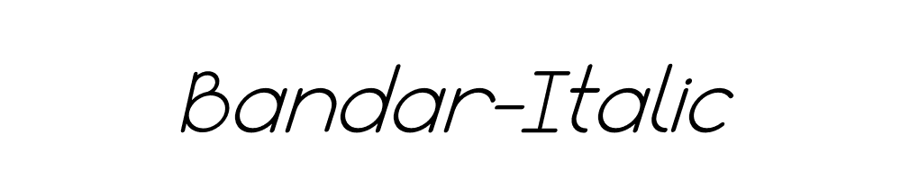 Bandar-Italic