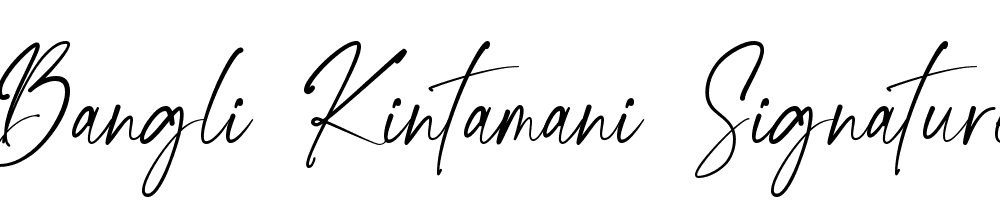 Bangli Kintamani Signature